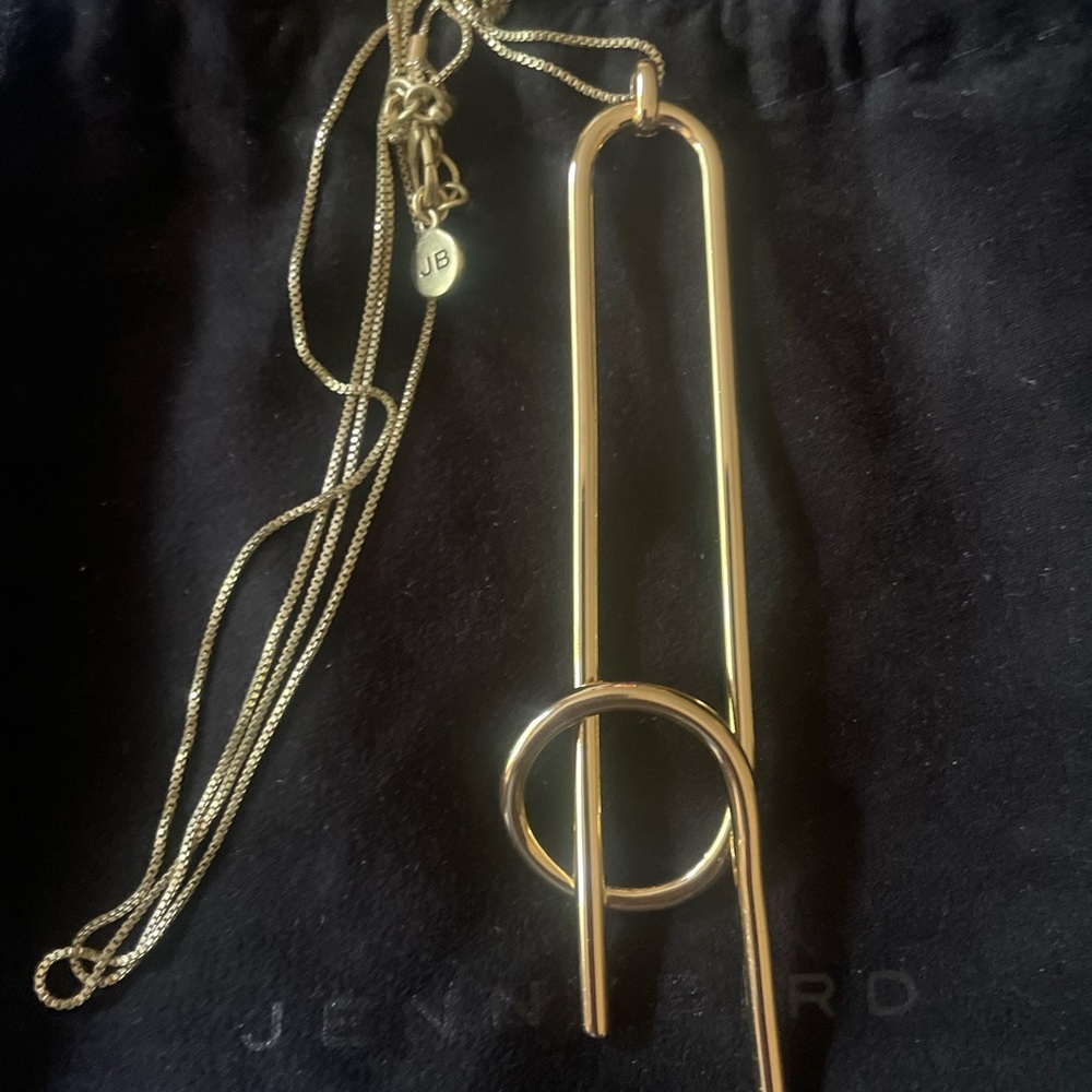 Jenny Bird Gold Geometric Necklace
